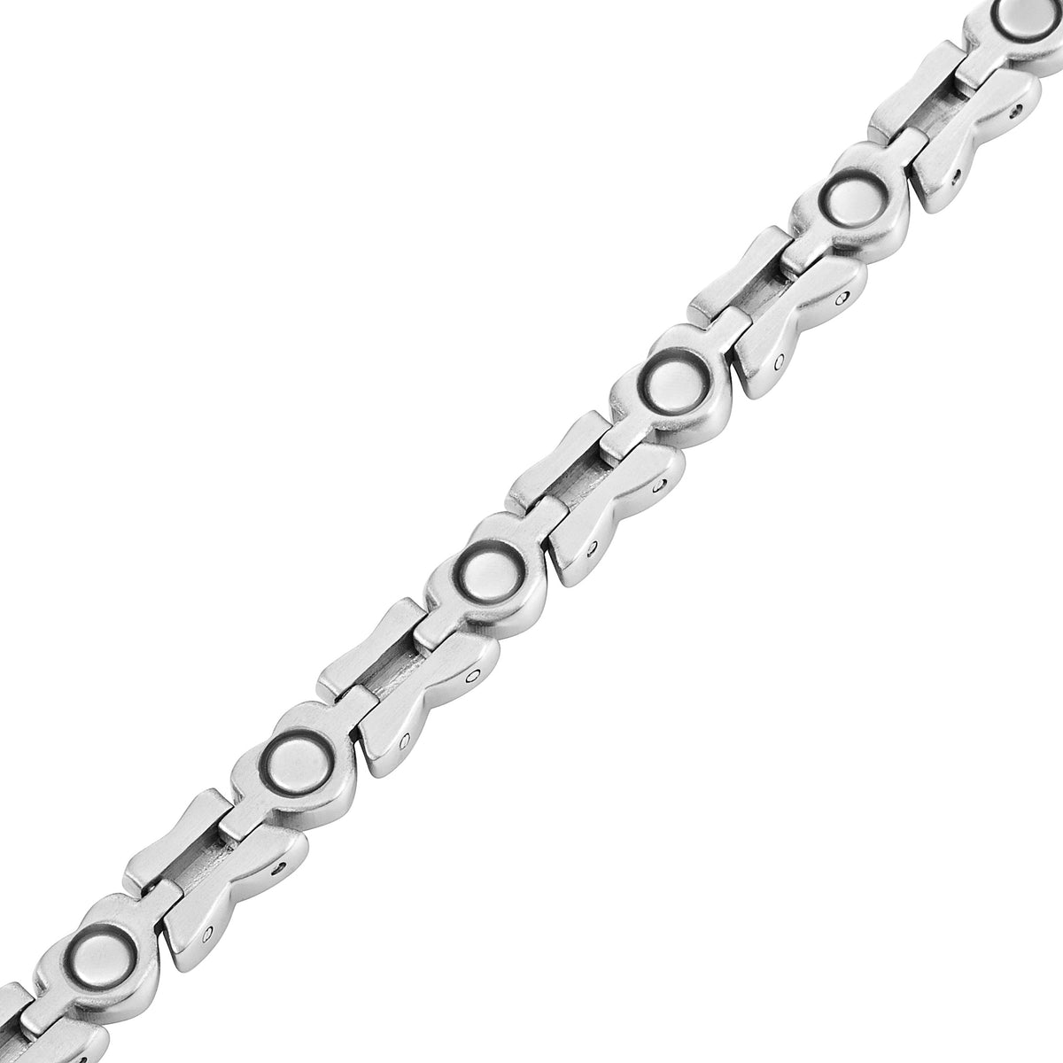 Ladies Titanium Magnetic Therapy Anklet