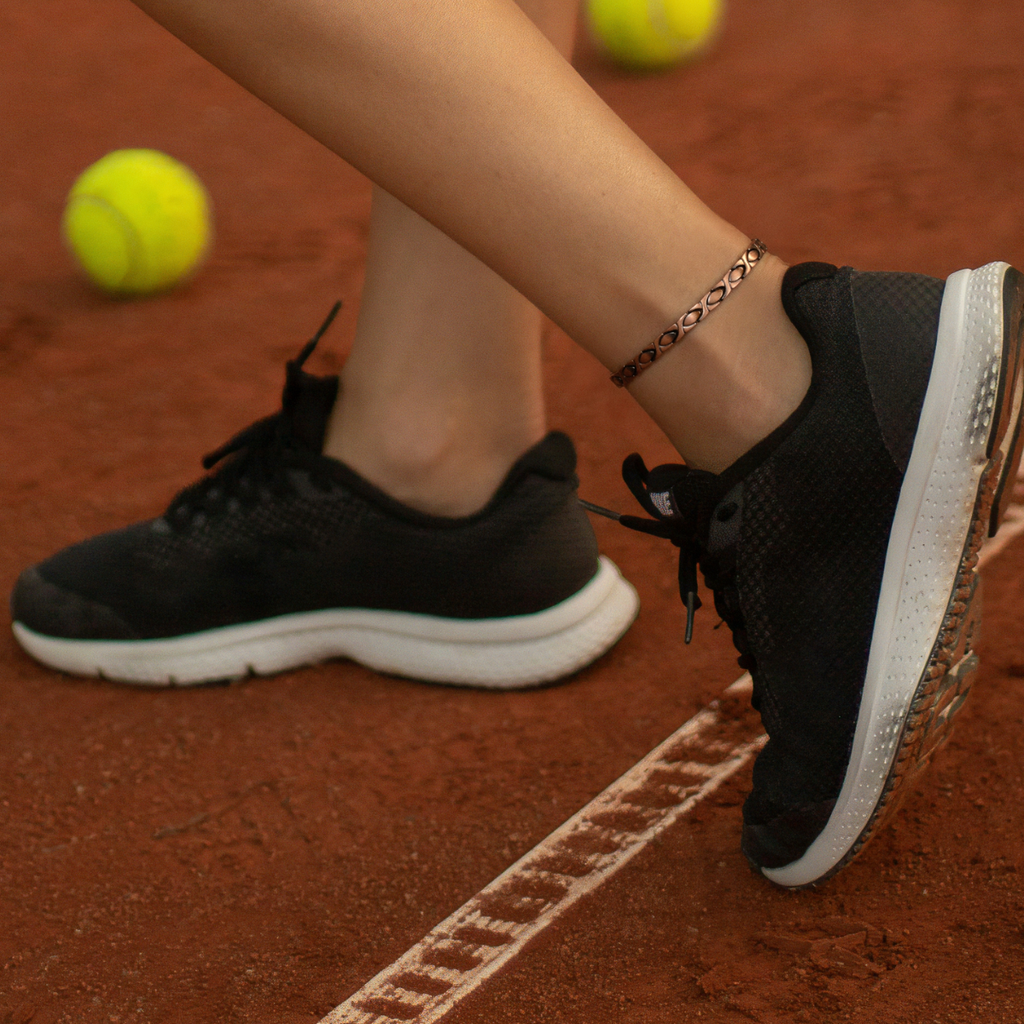 Ladies Solid Copper Magnetic Therapy Anklet Bracelet