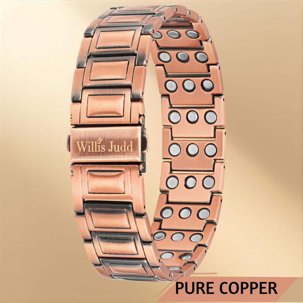 Men's Copper Magnetic Bracelet TRIPLE Power